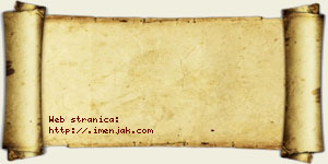 Irina Terzić vizit kartica